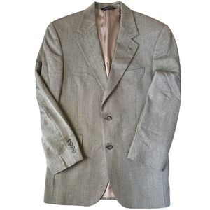 Jos. A. Bank Blazer Mens 38 Regular Gray Wool Signature Collection Sport Coat